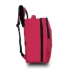  Zellia batoh Hz-103 so vzorom, červený - 40 x 25 x 20 cm