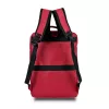 Zellia batoh Hz-103 so vzorom, červený - 40 x 25 x 20 cm