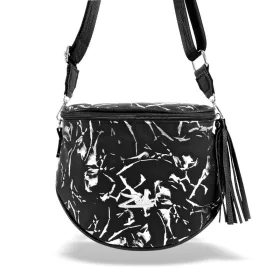  Dámska bočná kabelka Zellia 21028 čierna - list -
