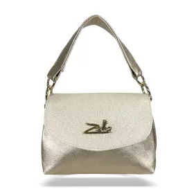    Dámska crossbody kabelka Zellia 25101 zlatá - hnedá-Rimini -