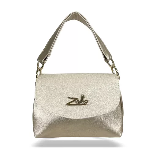  Dámska crossbody kabelka Zellia 25101 zlatá - hnedá-Rimini -