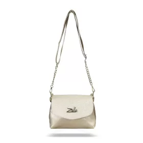    Dámska crossbody kabelka Zellia 25101 zlatá - hnedá-Rimini -