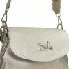  Dámska crossbody kabelka Zellia 25101 zlatá - hnedá-Rimini -