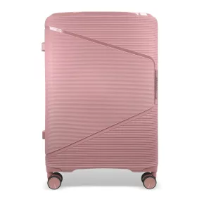   Zellia Ppb088 rosegold színű női keményfalú kabinbőrönd 65 cm