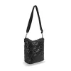  Dámska bočná kabelka Zellia Zvn23015 čierna prešívaná - vodoodpudivá -