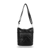  Dámska bočná kabelka Zellia Zvn23015 čierna prešívaná - vodoodpudivá -