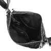  Dámska bočná kabelka Zellia Zvn23015 čierna prešívaná - vodoodpudivá -