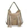  Dámska béžová taška cez rameno, batoh Zellia 24100 35 x 33 x 12 cm