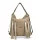  Dámska béžová taška cez rameno, batoh Zellia 24100 35 x 33 x 12 cm