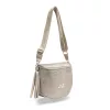 Dámska kabelka cez rameno Zellia 21028 v šampanskej farbe, bočná taška 23 x 23 x 11 cm
