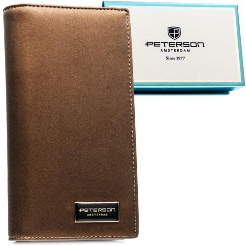 Peterson Női Pénztárca - Echo És Természetes Bőr Ptn Ps1431-Hnl-2852 Brown