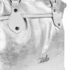  Zellia 24112 strieborno-biela dámska taška cez rameno, bočná taška 30 x 28 x 13 cm