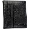  Čierne kožené puzdro na karty Cavaldi 10,5 x 9 x 1,5 cm