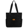  Rovicky R-Tz-01-2394 Čierna vzorovaná nákupná taška W05 30 x 28 x 15 cm