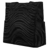 Rovicky R-Tz-01-2394 Čierna vzorovaná nákupná taška W05 30 x 28 x 15 cm