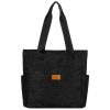 Rovicky R-Tz-01-2370 Black W03 csipke mintás shopper táska 30 x 28 x 15 cm