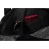  Rovicky R-Tz-01-2370 Čierna nákupná taška s čipkovaným vzorom W03 30 x 28 x 15 cm