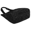 Rovicky R-Tz-01-2370 Čierna nákupná taška s čipkovaným vzorom W03 30 x 28 x 15 cm