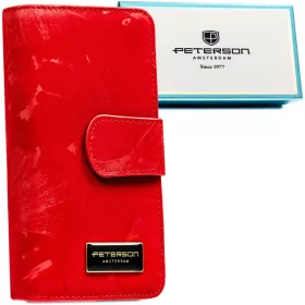    Peterson béžová dámska kožená peňaženka s RFID ochranou 19,5 x 10 cm