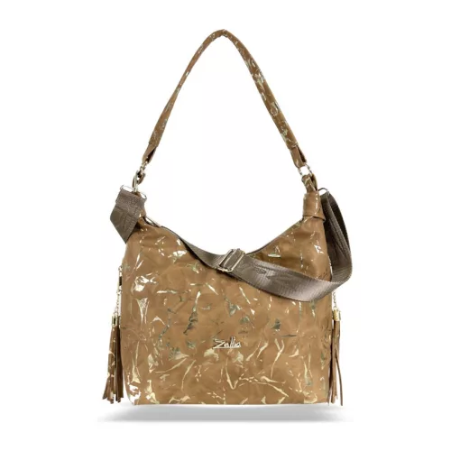  Dámska taška cez rameno Zellia Zlb251 ťavia - listová -