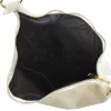  Dámska kabelka cez rameno Zellia 21040 v bielo-zlatej farbe s bočným popruhom, 40 x 30 x 15 cm