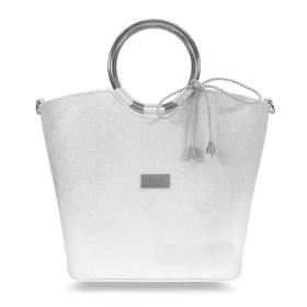    Zellia Zvn22030 strieborná dámska kabelka, bočná taška 29 x 24,5 x 13 cm