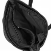 Zellia TD57 Ryz fekete merev női válltáska 35 x 30 x 12 cm