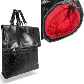  Dámsky čierny batoh Zellia Hz-122 38 x 35 x 10 cm