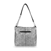 Zellia Zvn25002 grafit női válltáska oldalpántal 31 x 26 x 14 cm