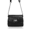  Dámska crossbody kabelka Zellia 25101 Crystal 2 čierna 23 x 16 x 10 cm