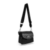  Dámska crossbody kabelka Zellia 25101 Crystal 2 čierna 23 x 16 x 10 cm
