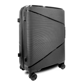 Zellia Ppb088 fekete keményfalú bőrönd 75 cm