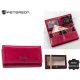  Peterson veľká, purpurová dámska kožená peňaženka s RFID ochranou 19×10 cm