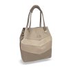  Dámska kabelka cez rameno Zellia taupe 29 × 27 cm