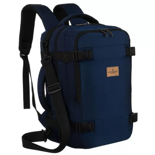  Peterson Ptn Bielik-6507 tmavomodrý batoh - WizzAir, Rianair príručná batožina 40 x 25 x 20 cm