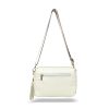  Dámska crossbody kabelka Zellia Zlb210 svetlozlatá 25 x 17 x 9 cm