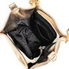  Dámska kabelka cez rameno Zellia Zlb475 v bielo-zlatej farbe 34 x 29 x 14 cm