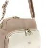  Dámska crossbody kabelka Zellia Zvn24010 v hnedo-zlatej farbe s lieskovou farbou 22 x 18 x 9 cm