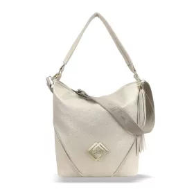    Zellia Zlb214 zlato-béžová dámska kabelka cez rameno 32 x 27 x 13 cm