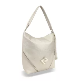    Zellia Zlb214 zlato-béžová dámska kabelka cez rameno 32 x 27 x 13 cm