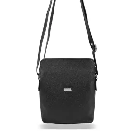    Zellia Zvn22004 dámska čierna crossbody kabelka 21 x 18 x 6 cm