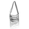  Dámska bočná taška Zellia, Platinum Silver 28 x 22 cm