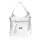  Taška cez rameno Zellia strieborno-biela, batoh 37 x 37 cm