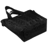  Rovicky R-Tz15605-2455 Čierna nákupná taška W04 s čiernym hadím vzorom 49 x 40 x 18 cm