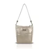 Zellia Zlb361 bézs-arany női válltáska, oldaltáska 20 x 16 x 9,5 cm