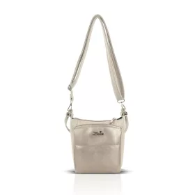   Zellia Zlb361 bézs-arany női válltáska, oldaltáska 20 x 16 x 9,5 cm