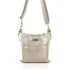 Zellia Zlb361 bézs-arany női válltáska, oldaltáska 20 x 16 x 9,5 cm