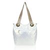Zellia perleťová, prešívaná dámska taška cez rameno, bočná taška 37 x 33 cm