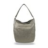  Dámska kabelka cez rameno Zellia Zlb180 svetlobronzová, bočná 34 x 27 x 11 cm