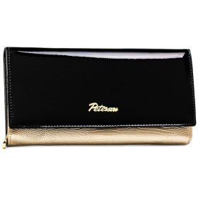    Dámska kožená peňaženka Peterson čierna 19 x 10 x 3,5 cm